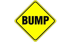 Bump Warning Sign - - TreeTop Products